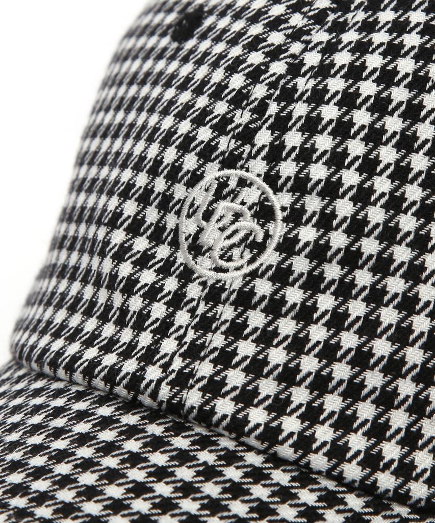 Eondeokeonteulol Houndstooth Check Logo Ball Cap Union Udc / Authentic B B / Mono Hound