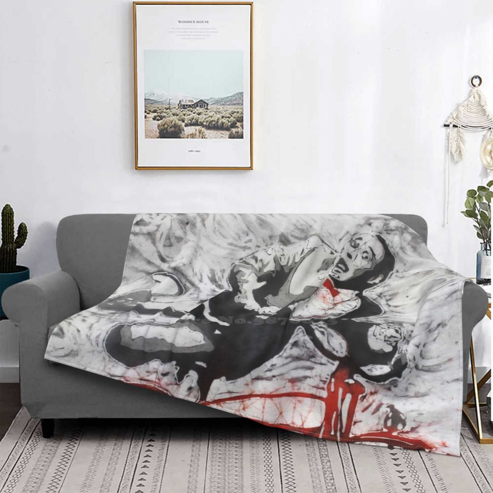 Peewee Herman Batik New Custom Print Flannel Soft Blanket Peewee Herman Peewee Art Peewees Big Adventure Red Bike Bike Size: 75*100cm, Weight: 230 GSM