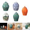 Ceramic Ginger Jar Asian Ginger Pot Vase for Wedding Table Decoration