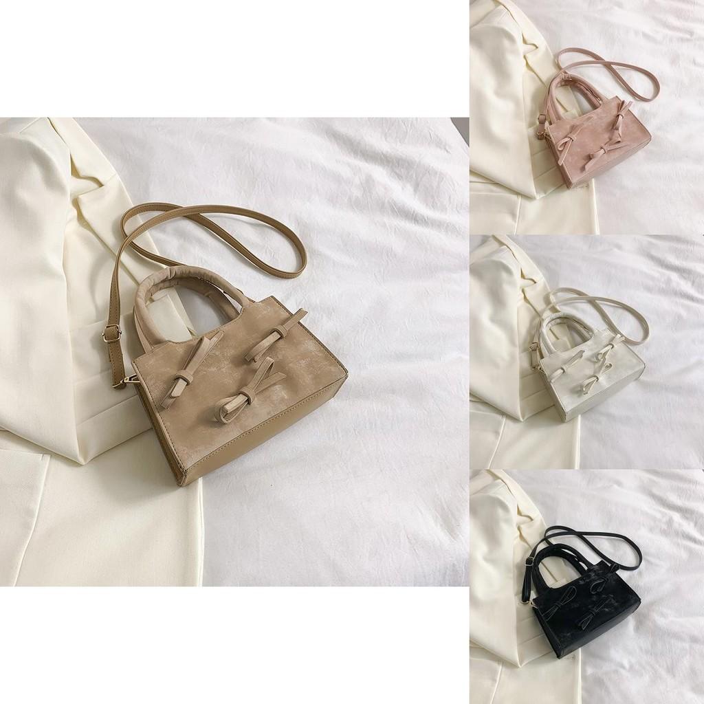 Stylish Korean Inspired Mini Square Handbag For Women Chic Pu Fashion Tote Bag