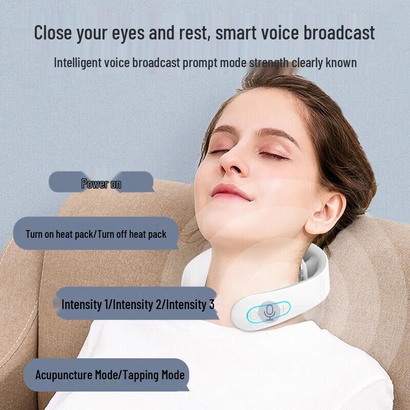 F6 Smart Pulse Neck Massager with Heat