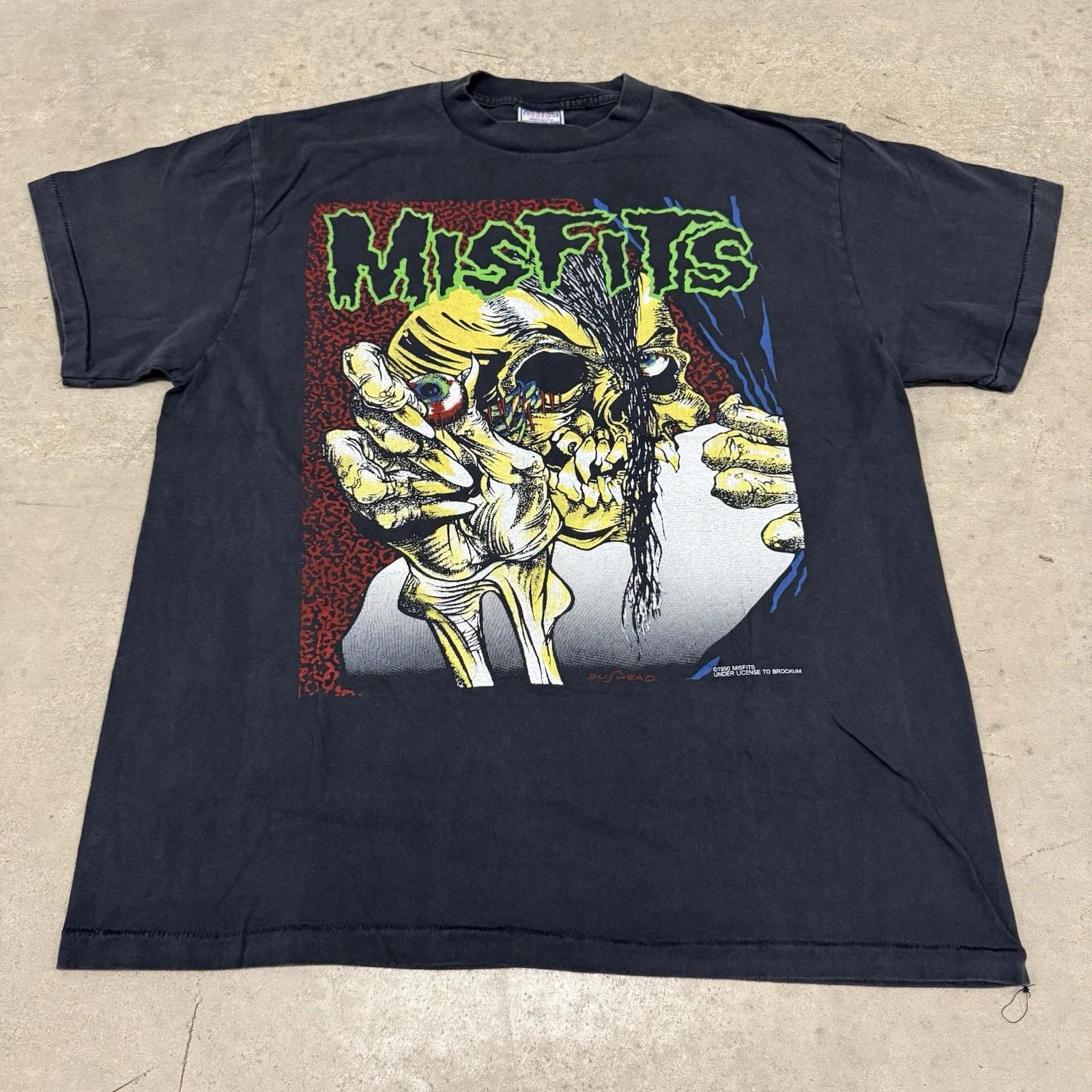 

Vintage Misfits American Psycho Tour Band T T-Shirt 1990 Brockum Size XL - REPRINT M