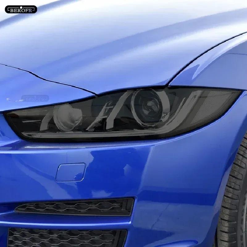 For Jaguar XE XF XJ F Type I Pace E Pace F Pace Car Headlight Protective Tint Film Smoked Black TPU Sticker Accessories