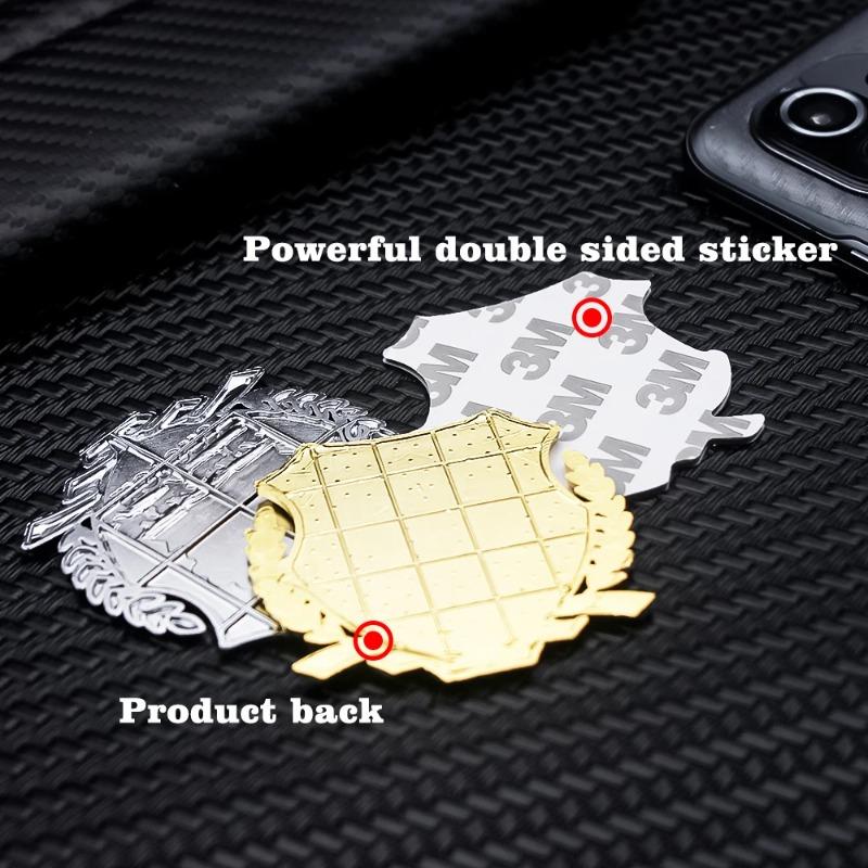 3D Badge Wheat Ear Sticker Decal Car Exterior Accessories Car Badge Body Side Sticker For Toyota RAV4 Corolla Camry Prado Crown