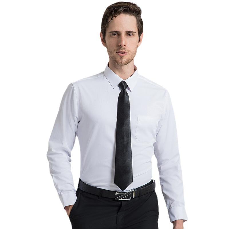 Camicie da lavoro per uomo Camicie comode in tinta unita Camicia a maniche lunghe Camicia da lavoro casual per uomo Camicie con risvolto traspiranti da lavoro leggere
