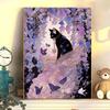 Diy Digital Oil Painting Butterfly Cat Series Hand-Filled Coloring Oil Painting Living Room Bedroom Decoration Painting