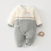 Garden Little Rabbit 120g Pure Cotton Padded Butterfly Bodysuit for Newborns - Autumn/Winter Collection