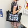 Japanese Anime Bag Bow Tie Ribbon Large Capacity Shoulder Bag Large Capacity Tote Bag