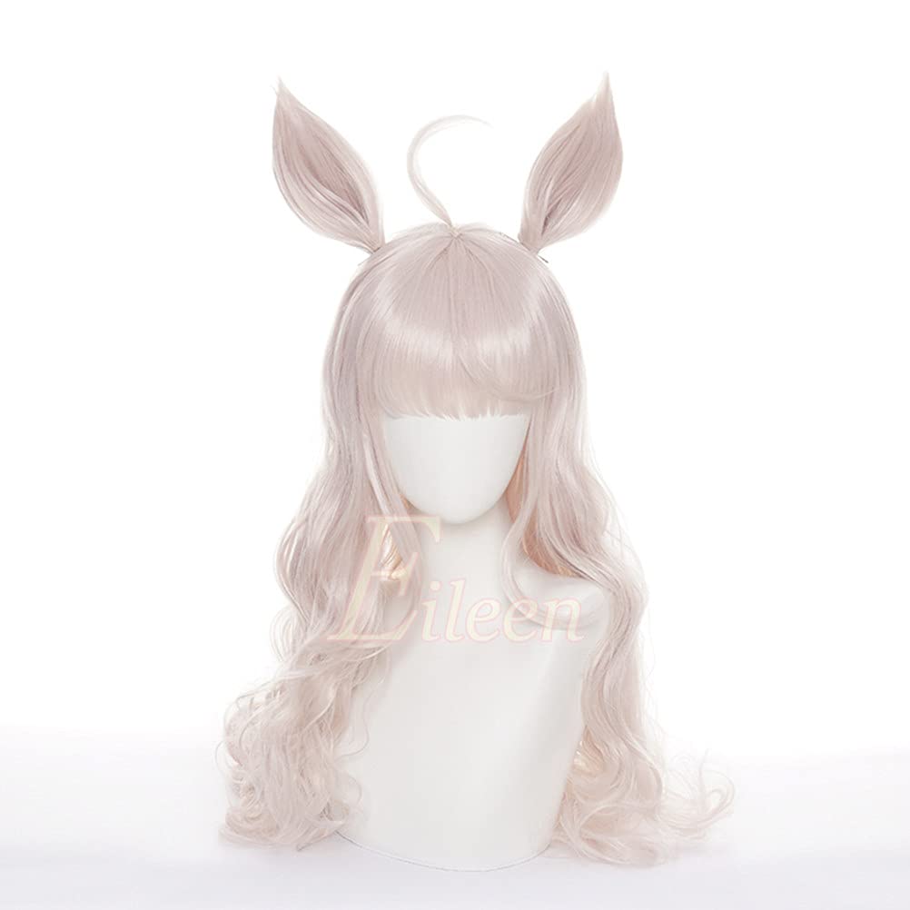 Eileen Uma Musume Cosplay Biwa Perfect for and School Includes Ear Wig, Heat-Resistant, Hayahide, Halloween, Christmas, Festivals. Net.