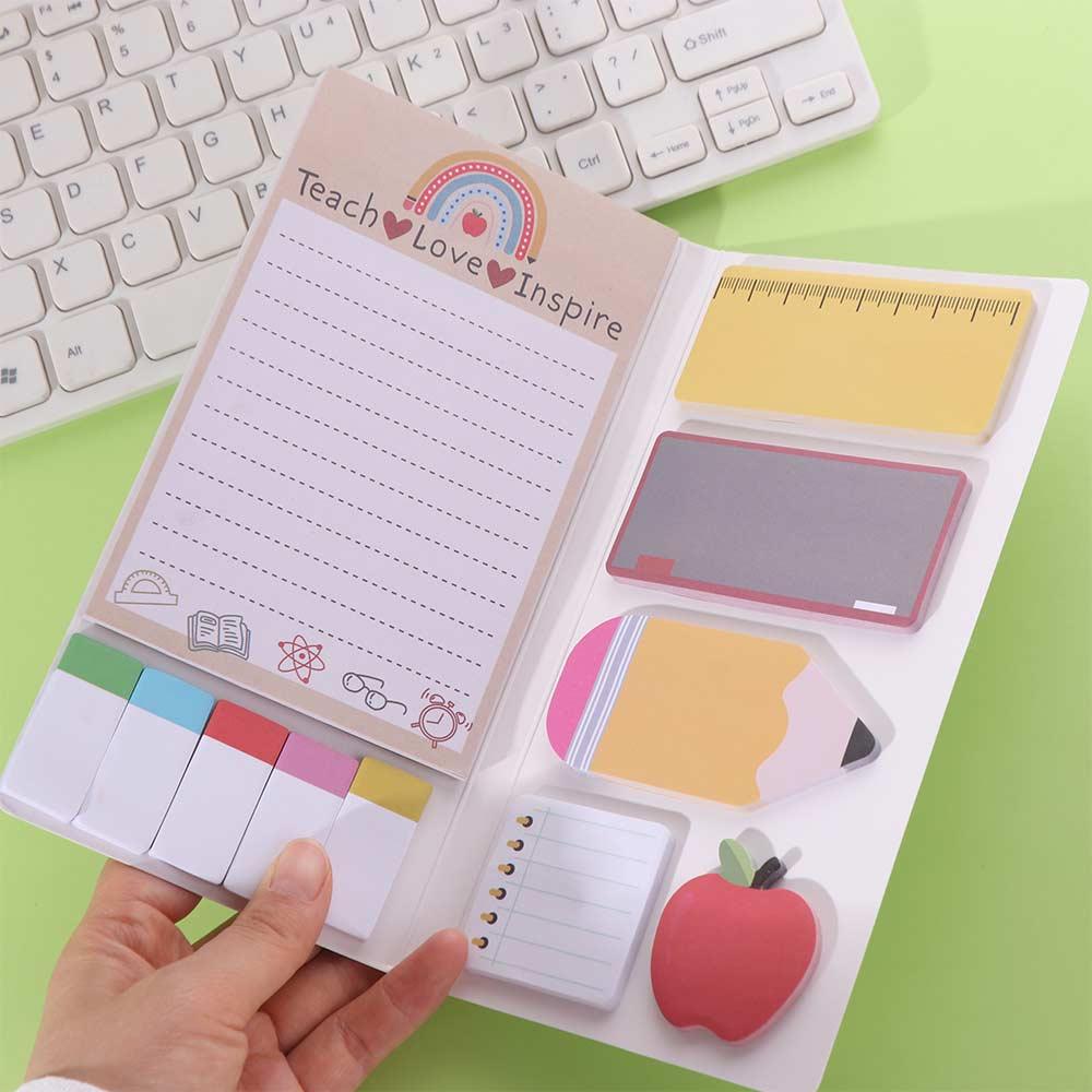 Self-Stick Sticky Note Pads Teachers' Day Theme Writing Memo Pads  Teaching Supplies