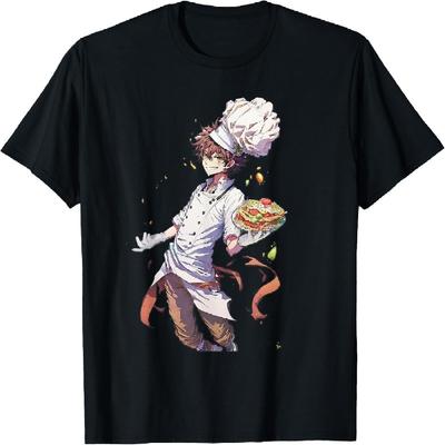 Anime Chef Serving a Meal T-Shirt