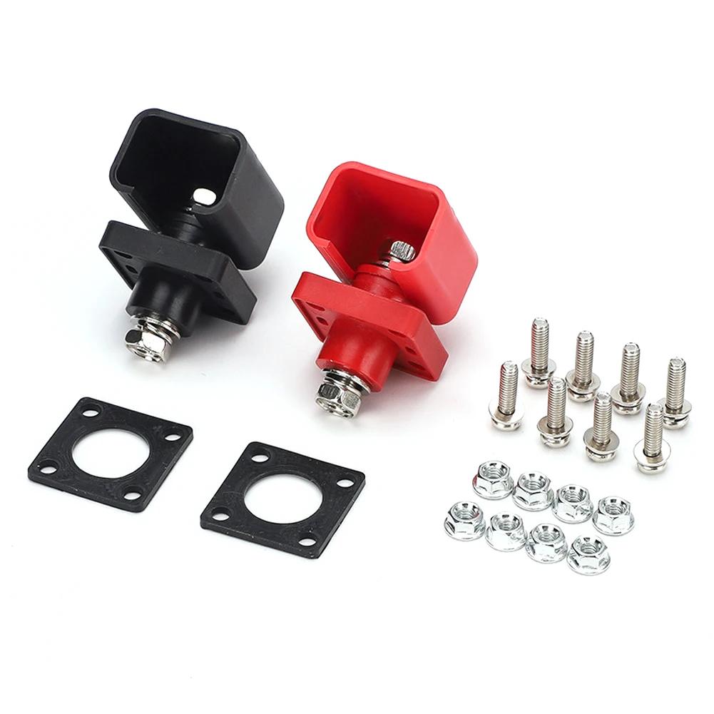 

2Pcs 200A Battery Connectors Copper Battery Post Highly Current Copper Energy Storage Terminals Adapters Circuit Terminal
