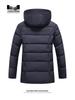 Winter 2025 Men's 3D Fashion Detachable Hooded Thick Cotton Jacket with Velvet Lining