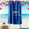 Hertha BSC Custom Name Print Beach Towel, Large Soft Quick Dry Towel for Beach Camping Swimming