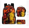 Backpack Satchel Pencil Case Three-Piece Set Student Schoolbag Cartoon Children'S Backpack