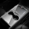 Car Center Console Panel Sticker Carbon Film Central Control Cover For Model 3 Y 2021 2022 Car Interior Accessories