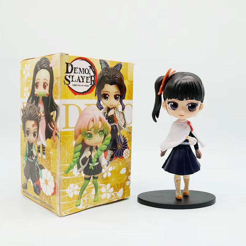 Anime Demon Slayer Figure Kamado Tanjirou Nezuko Action Figures Zenitsu Figurine Inosuke Kimetsu No Yaiba Figura PVC Model Toys