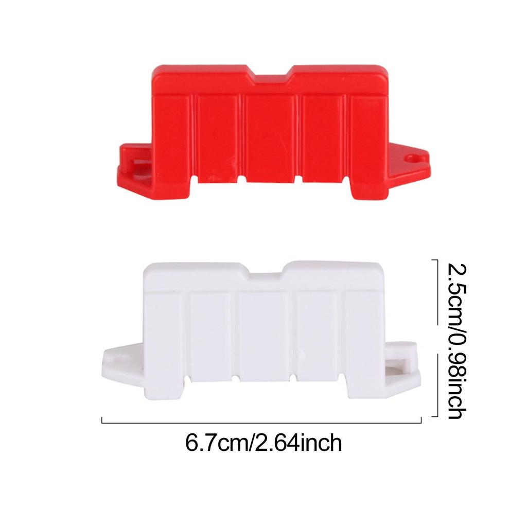 Modular RC Crash Resistant Fences Expandable Road Barriers for 1/14 To 1/28 Scale RC Models Accessory Sturdy