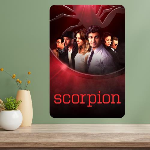 

Scorpion Metal TV Show Poster Sign 20x30cm（7.8x11.8inch）