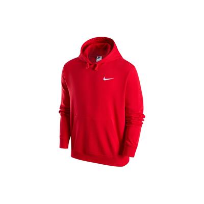 Nike Logo Wygodna Codzienna Sportowa Bluza z Kapturem Długi Rękaw Męskie bluzy Uniwersytecki Czerwony Biały HF1177-657