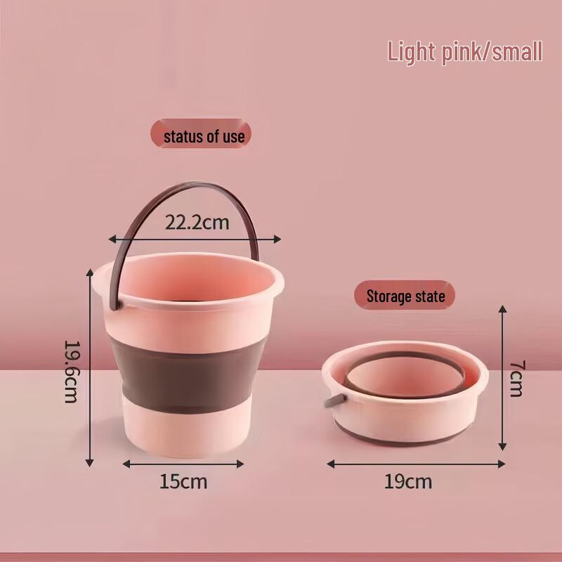 ZISIZ Folding Outdoor Fishing Bucket