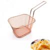 Pommes Frites Korb Tragbar Edelstahl Pommes Mini Frittierkorb Sieb Fritteuse Küche Kochkorb Sieb Zubehör