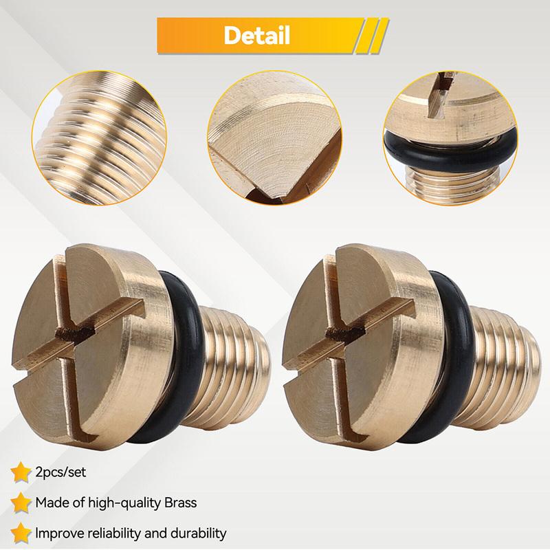 Screw O-ring Radiator Screw Auto Parts Replacement Tool 16g 17111712788 Car Accessories Elegant Design Good Effect