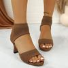 Chaussures pour femmes grande taille Sandales à plateforme à bout ouvert et talon haut pour femme Fines Sexy Épaisses Avec Sandales Romaines