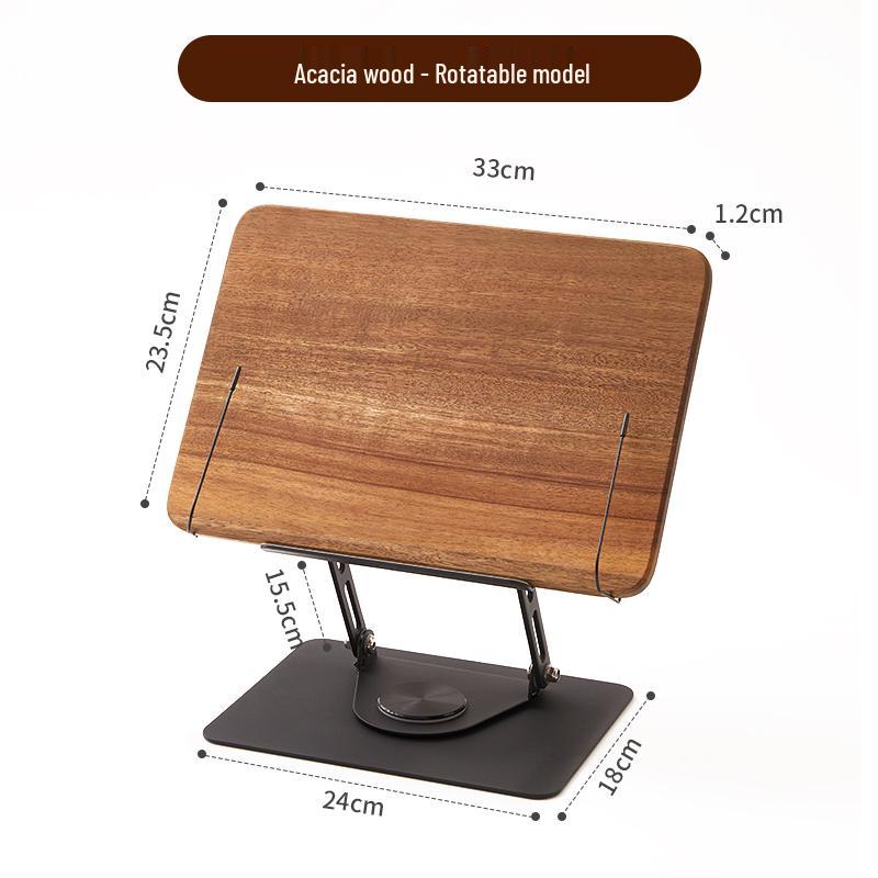 Adjustable Height Solid Wood Children's Book Stand