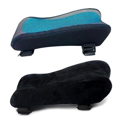 Extra Thick Anti-Slip Velvet Support Cushions Elbow Pillow Pressure Relief Office Gaming Chair Armrest with Memory F