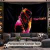 Michael Jackson Personalized Tapestry Support Custom Name, Wall Art Home Decoration