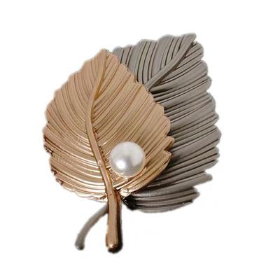 Brož z javorového listu Kovová Vintage Dámská Okouzlující Dárek s nádherným límcem Lapel Pin