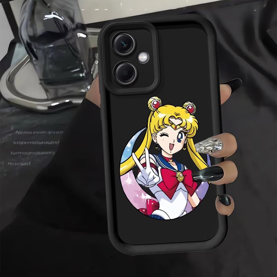 Phone Case for Xiaomi Redmi Note 11s 13 14 Pro Plus 12s 10 11 12 Pro Soft Shell Sailor Moon Anime