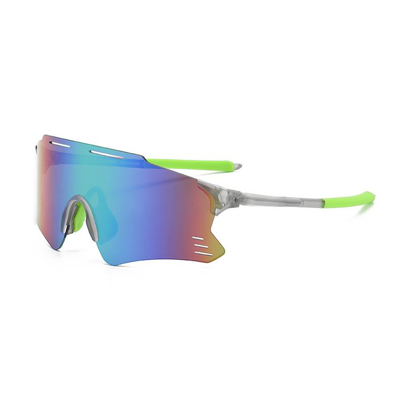 

Outdoor riding windproof sunglasses sports style advanced sense colorful motorcycle glasses removable lenses