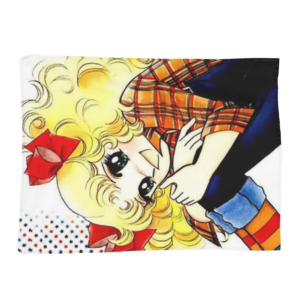 Candy Candy Anime Manga Blankets Soft Warm Flannel Throw Blanket Cover for Bed Living room Picnic Travel Home Sofa