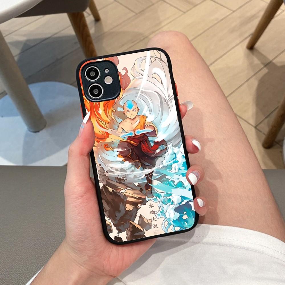 A-AvatarS The Last A-Airbender Anime Pouzdro na telefon Pro IPhone 14 X XR XS 7 8 Plus 11 12 13 Pro MAX 13mini Matné Nárazuvzdorné Pouzdro