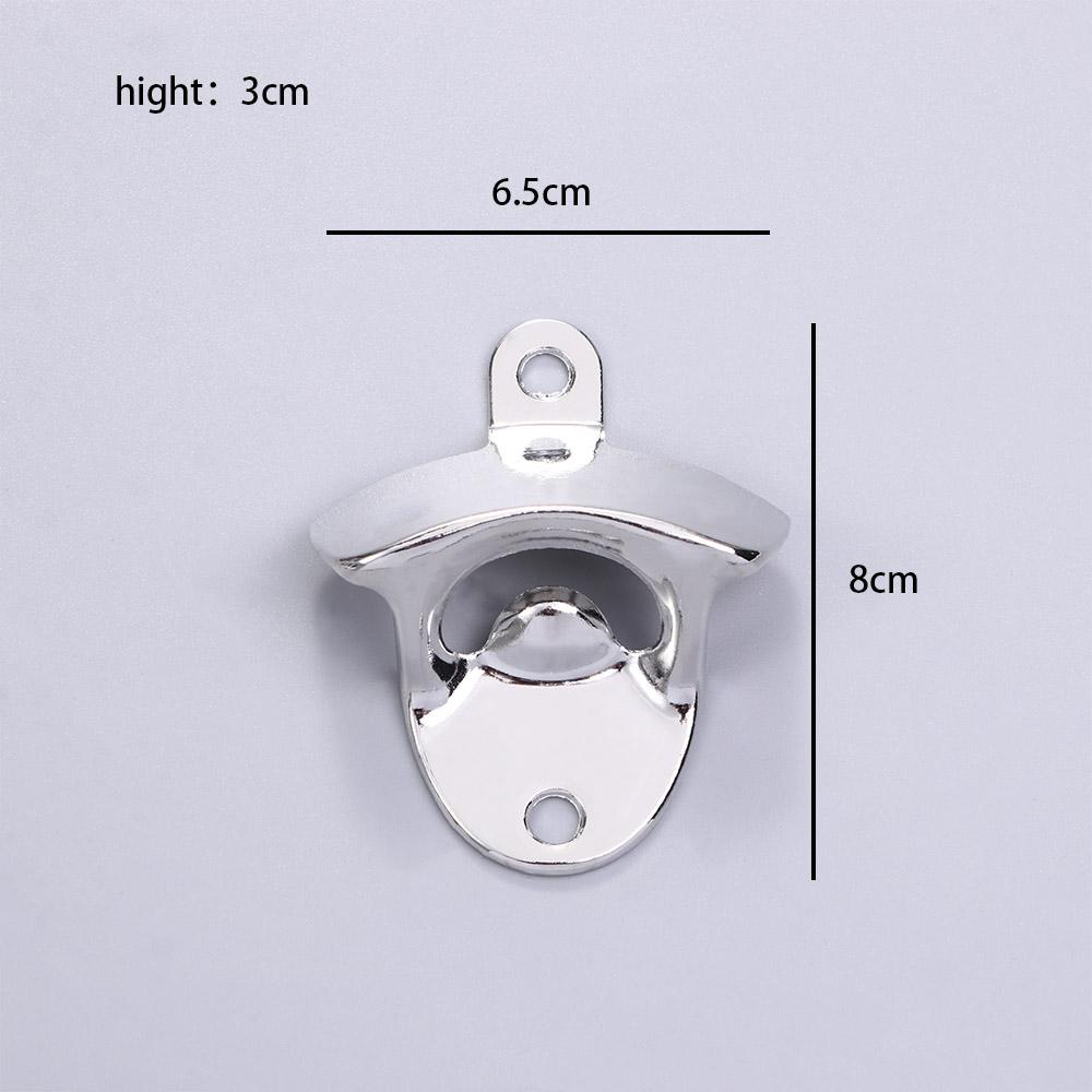 Kitchen Accessories Wall Mounted Opener Fixed Wine Opener Bar Beer Soda Cap Tools Bottle Opener