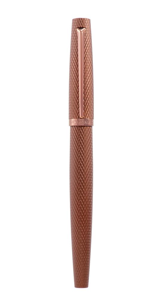 Diplomat Viper Fountain Guilloche Brown Pen,