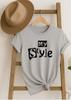 My Style Graphic T-Shirt | Grunge Text Typography, Casual Streetwear