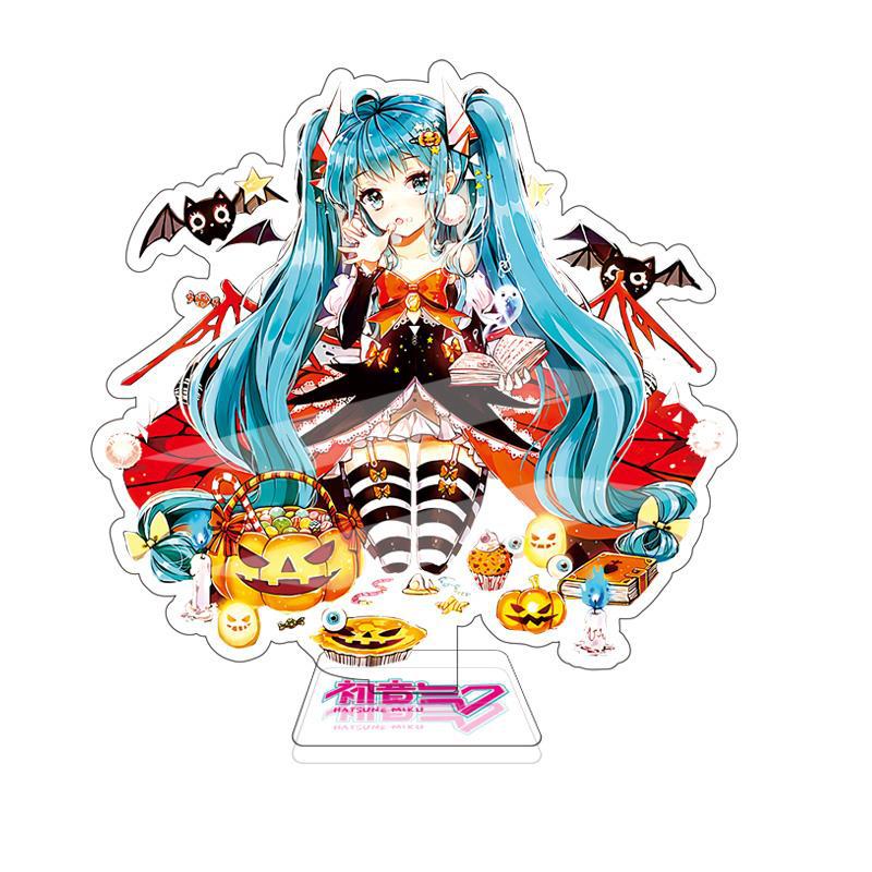 Miku Hatsune Large Acrylic Stand 15Cm Double Sided Anime Figure Vocaloid Luo Tianyi Anime Merchandise Collectible Display Stand