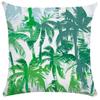 Plant Leaf Pillowcase Soft Short Plush Cushion Cover Tropical Rainforest Pillow Case Cushion Cover Throw Pillowcase 50X50 Pillow