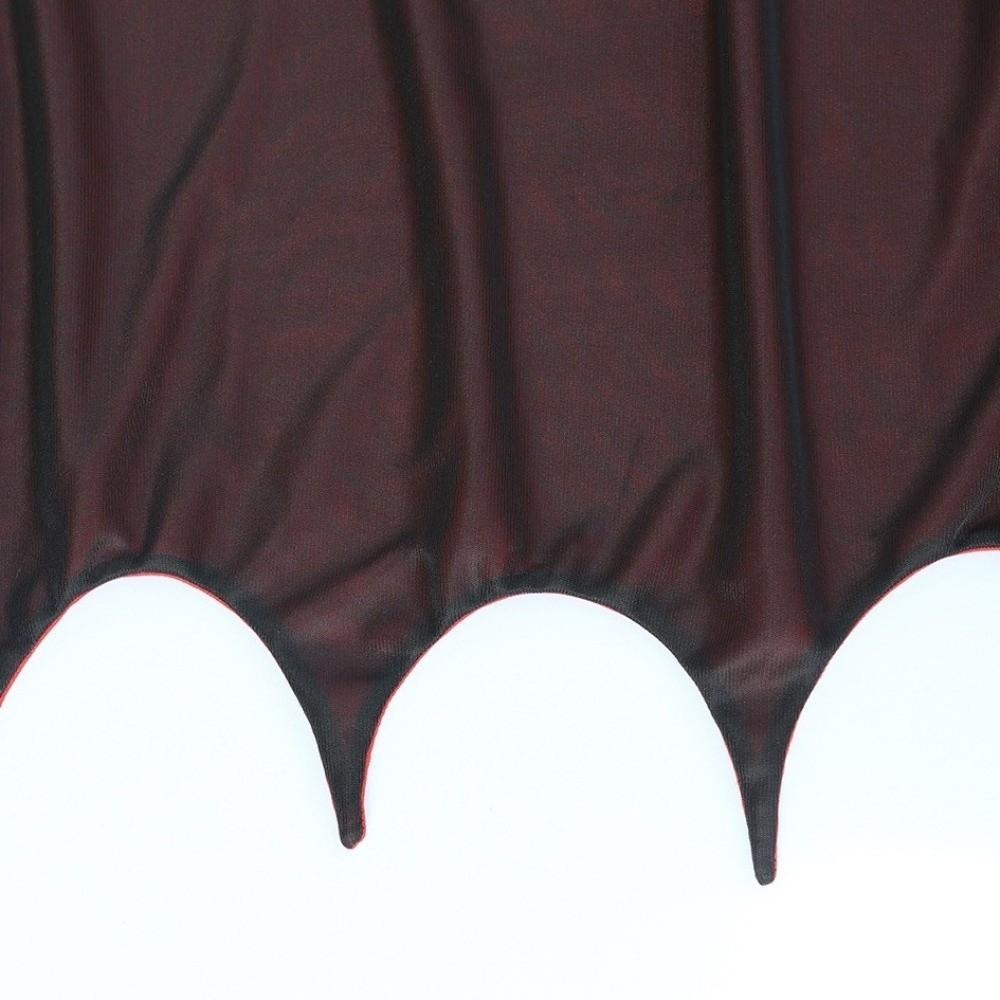 Stand-up Collar Halloween Hooded Cloak Solid Color Witch Cape Carnival Festival