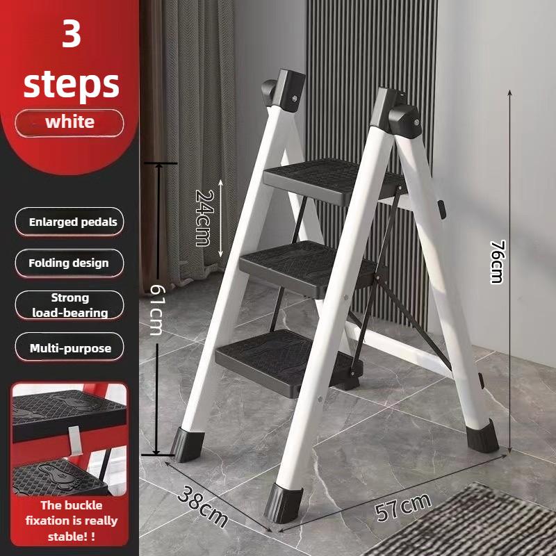 Household Folding Ladder Portable Multi-purpose Ladder 3/4/5 Steps Heavy Duty Flowers Racks Herringbone Ladders Staircase Step