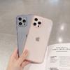Translucent Large Waves Iphone14pro Max Apple 15 Mobile Phone Case 11 Anti Fall 16 Soft 8p Solid Color 13 Suitable X