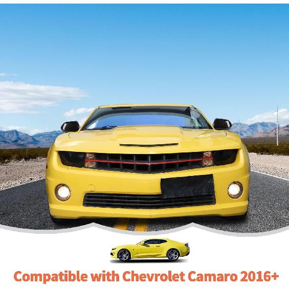 Carbon Fiber Rearview Mirror Cover Trim Decoration Exterior Accessories Compatible with Chevrolet Camaro 2016-2023