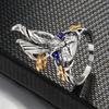 Neue Kreativität Modische Ringe Niedlicher Rotäugiger Hase Karotten-Styling Retro-Ringe Offen Verstellbar Partnerringe Damenschmuck