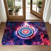 Blackburn Rovers Football Design Crystal Velvet Rug Soft Decorative Mat for Bedroom Entrance