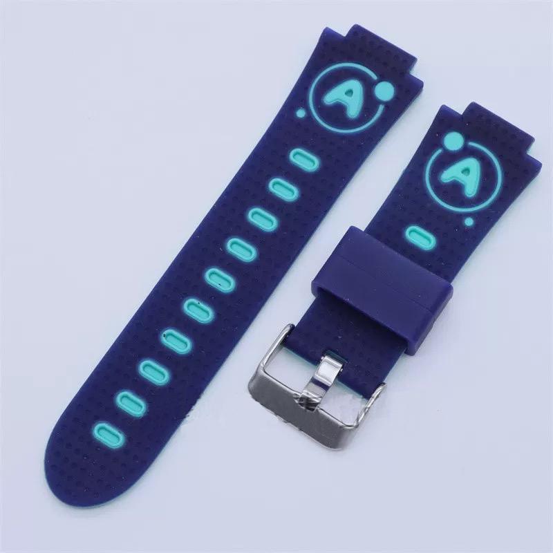 15mm Kids Watch Band Smartwatch Children Silicone Strap Watchband Waterproof Flexible Wristband Universal Adjustable Watch Belt 3