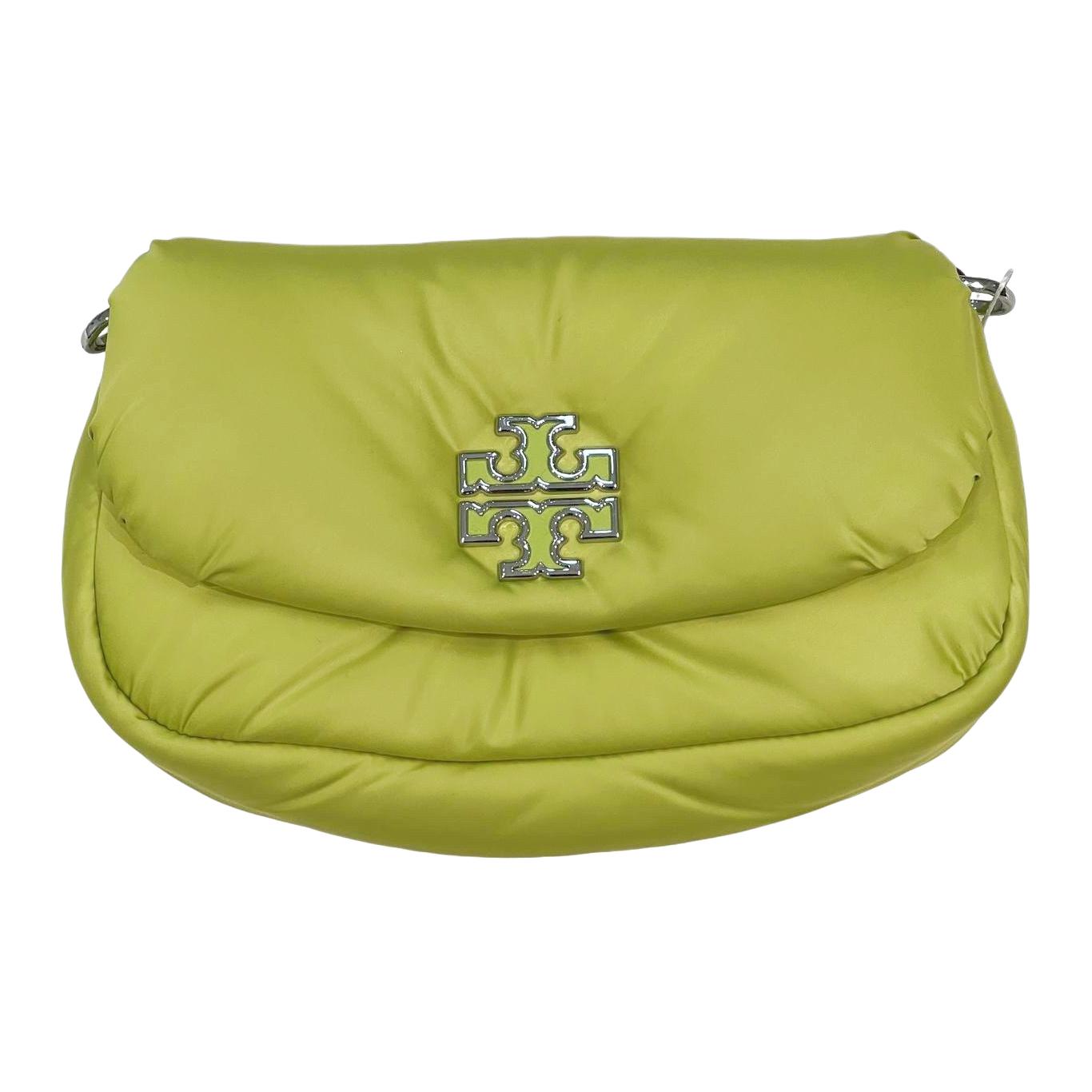 

Tory Burch Logo Fabric Shoulder Crossbody Bag Women bags Light-Green 159715-705 Basic Set (Bag+Dust Bag)