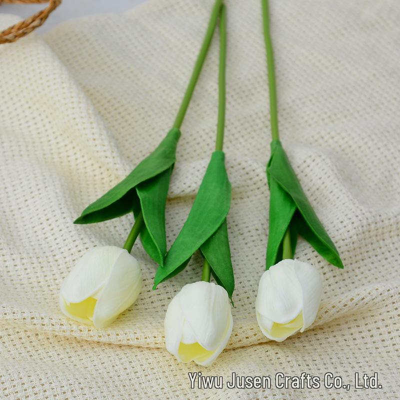 Tulip Artificial Flowers for Home Decor and Wedding Bouquets